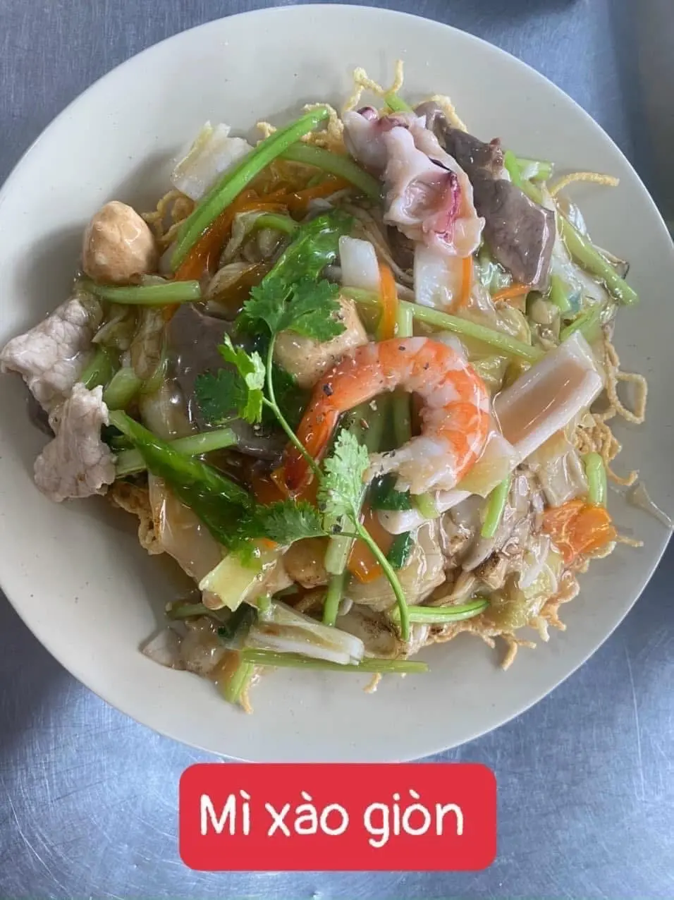 Hình ảnh mì xào giòn thập cẩm