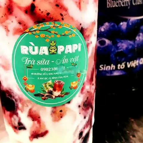 Hình ảnh Sữa chua đá việt quất