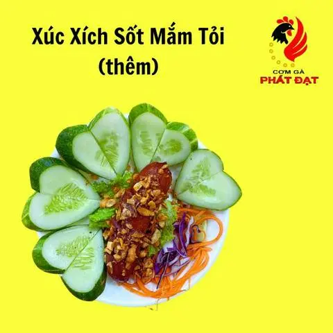 Hình ảnh Xúc Xích Sốt Mắm Tỏi