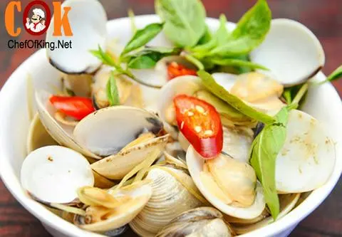 Hình ảnh nghêu hấp Thái 