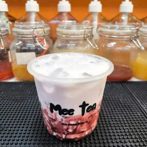 Hình ảnh Latte khoai môn việt quất