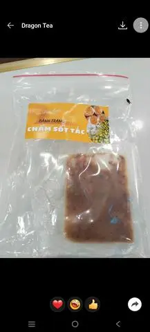 Hình ảnh Bánh tráng chấm sốt tắc 