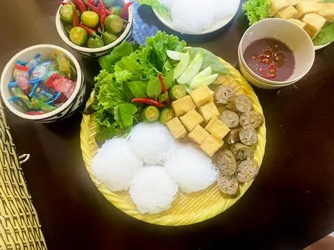 Hình ảnh Bún đậu dồi sụn