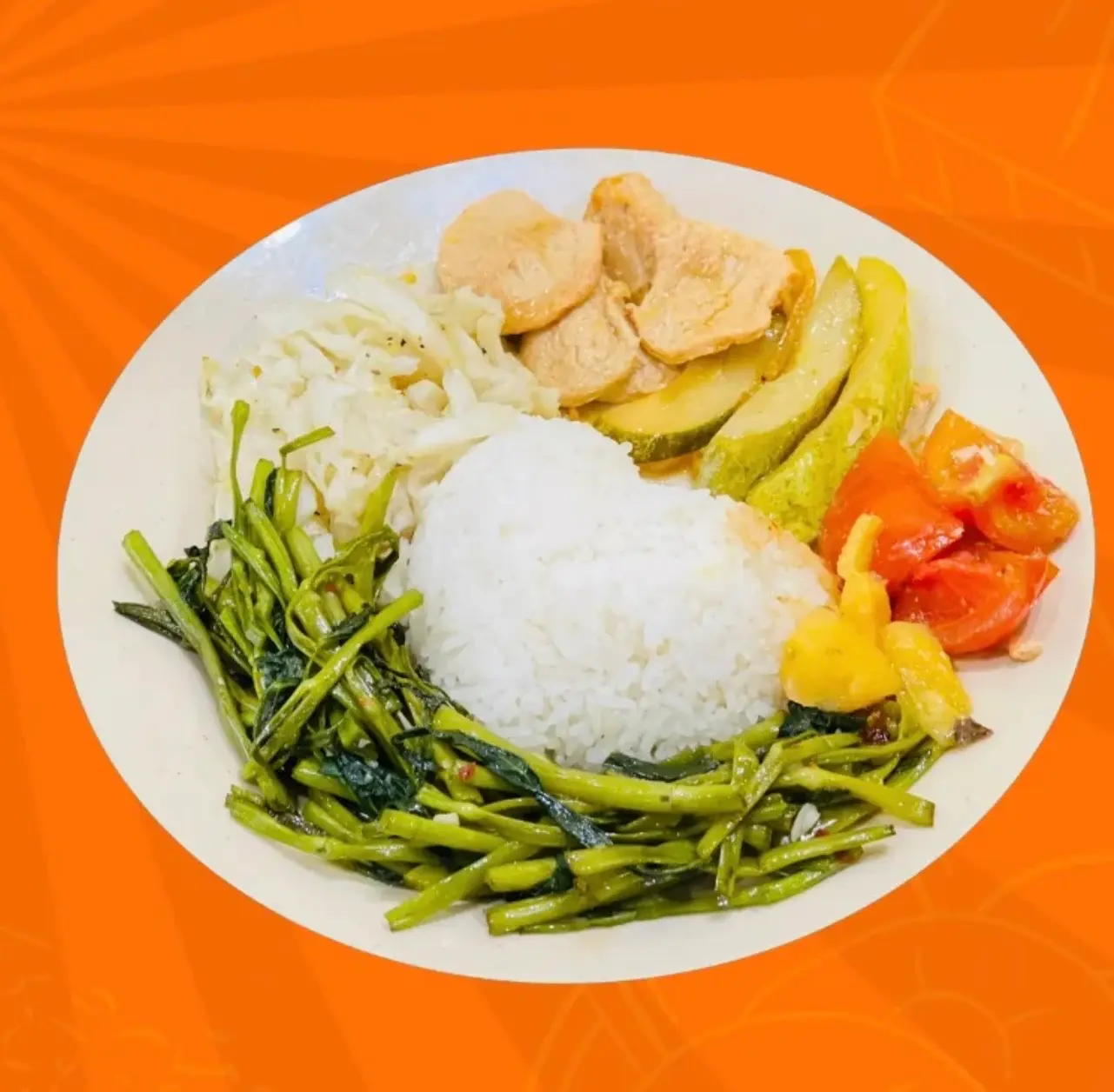 Hình ảnh Cơm Bò Xào Chua Ngọt Chay