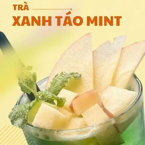 Hình ảnh Apple Mint Green Tea - Trà Xanh Táo Bạc Hà
