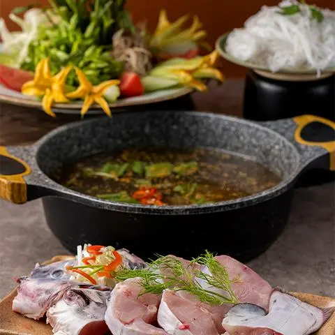 Hình ảnh Lẩu Ngũ Hoa Cá Lăng (Phần)