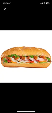 Hình ảnh Bánh mì heo quay