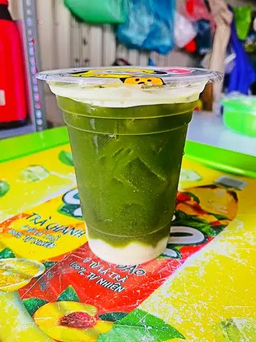 Hình ảnh Rau Má Đậu Xanh Ly Khổng Lồ