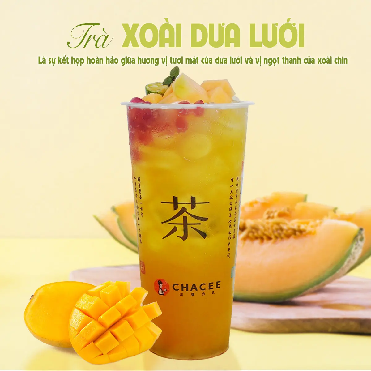 Hình ảnh TRÀ XOÀI DƯA LƯỚI