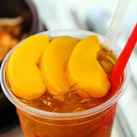 Hình ảnh Trà Đào Dằm + Miếng Đào