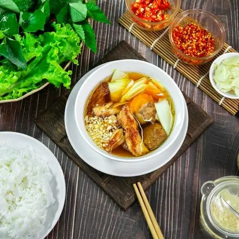 Hình ảnh 1 Bún Chả Hà Nội + 1 Trà Tắc size M