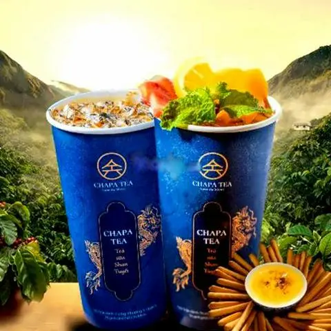 Hình ảnh 1 trà móng rồng thượng hạng - 1 olong shan tuyết cam đào dâu - 1 bánh