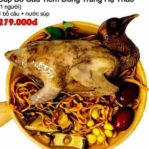 Hình ảnh Súp Bồ câu tiềm đông trùng hạ thảo
