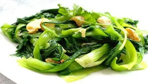 Hình ảnh Cải Thìa xào tỏi