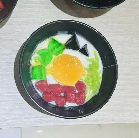 Hình ảnh Chè khoai dẻo bánh flan
