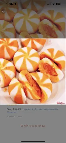 Hình ảnh Bánh bao nhân trứng cá Malaysia