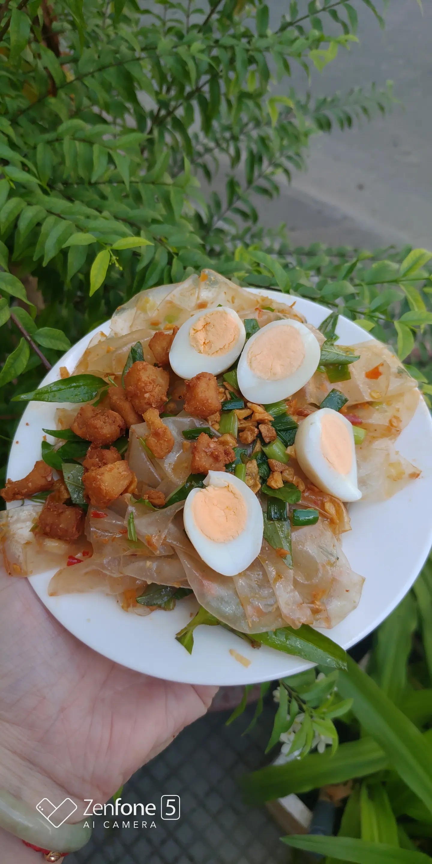 Hình ảnh Dẻo trộn mỡ hành tóp mỡ