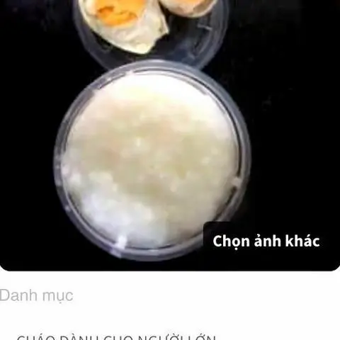 Hình ảnh Cháo trắng trứng vịt muối