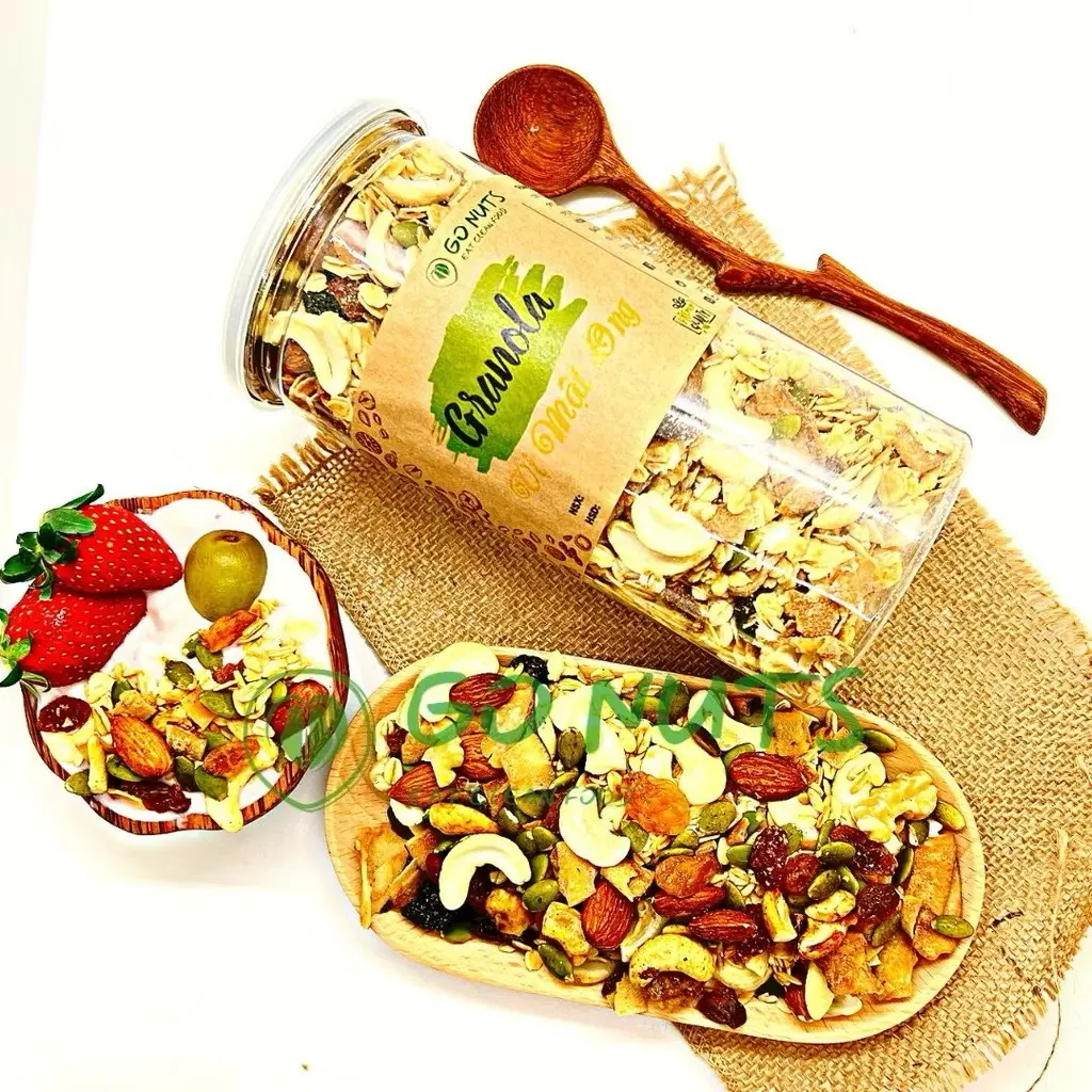 Hình ảnh 1 Hủ Ngủ Cốc Yến Mạch Granola Nhiều Hạt-500g(loại1)