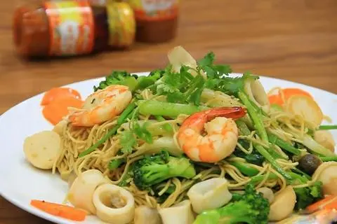 Hình ảnh Mì Xào Hải Sản 