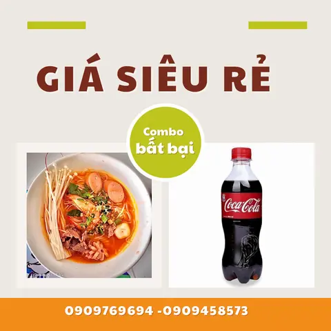 Hình ảnh Combo Bún Thái + CoCa