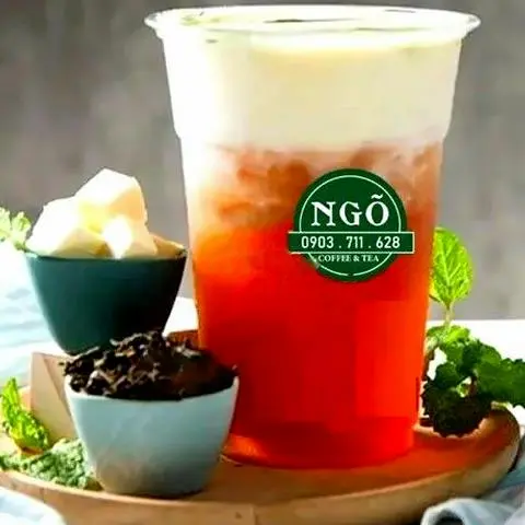 Hình ảnh Lục trà dâu macchiato size L