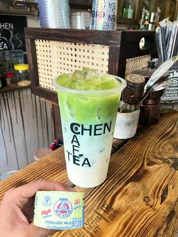 Hình ảnh Sữa gấu latte matcha