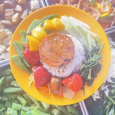 Hình ảnh Cơm chả chay nấm