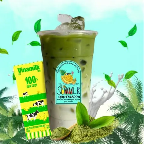 Hình ảnh Matcha Sữa Chuối 