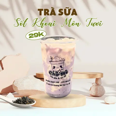 Hình ảnh Trà Sữa Sốt Khoai Môn Tươi *NÊN THỬ*