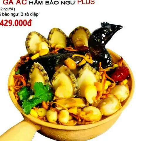 Hình ảnh Gà ác hầm bào ngư Plus