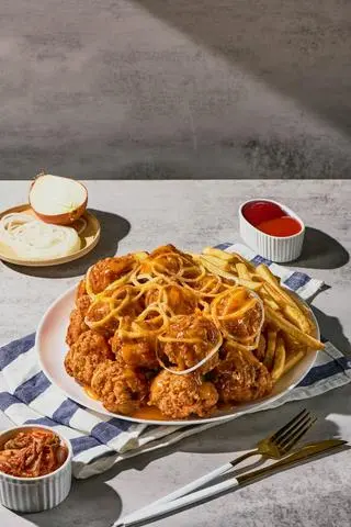 Hình ảnh Gà rút xương xốt Sriracha Mayo 
