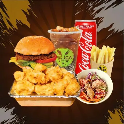 Hình ảnh COMBO 18: Combo Gà Viên Popcorn + Burger