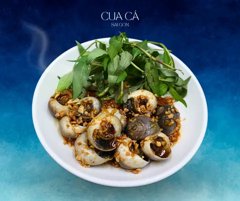 Hình ảnh Ốc Mỡ Cháy Tỏi 150gr