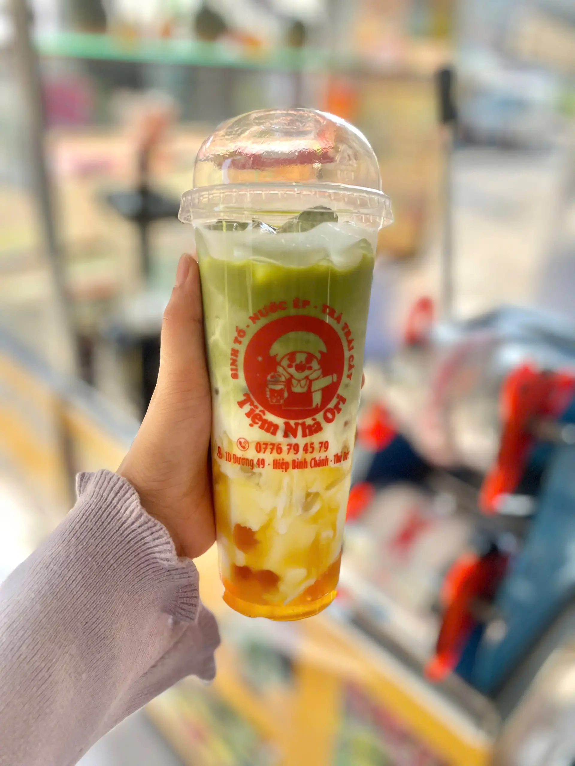 Hình ảnh matcha đào