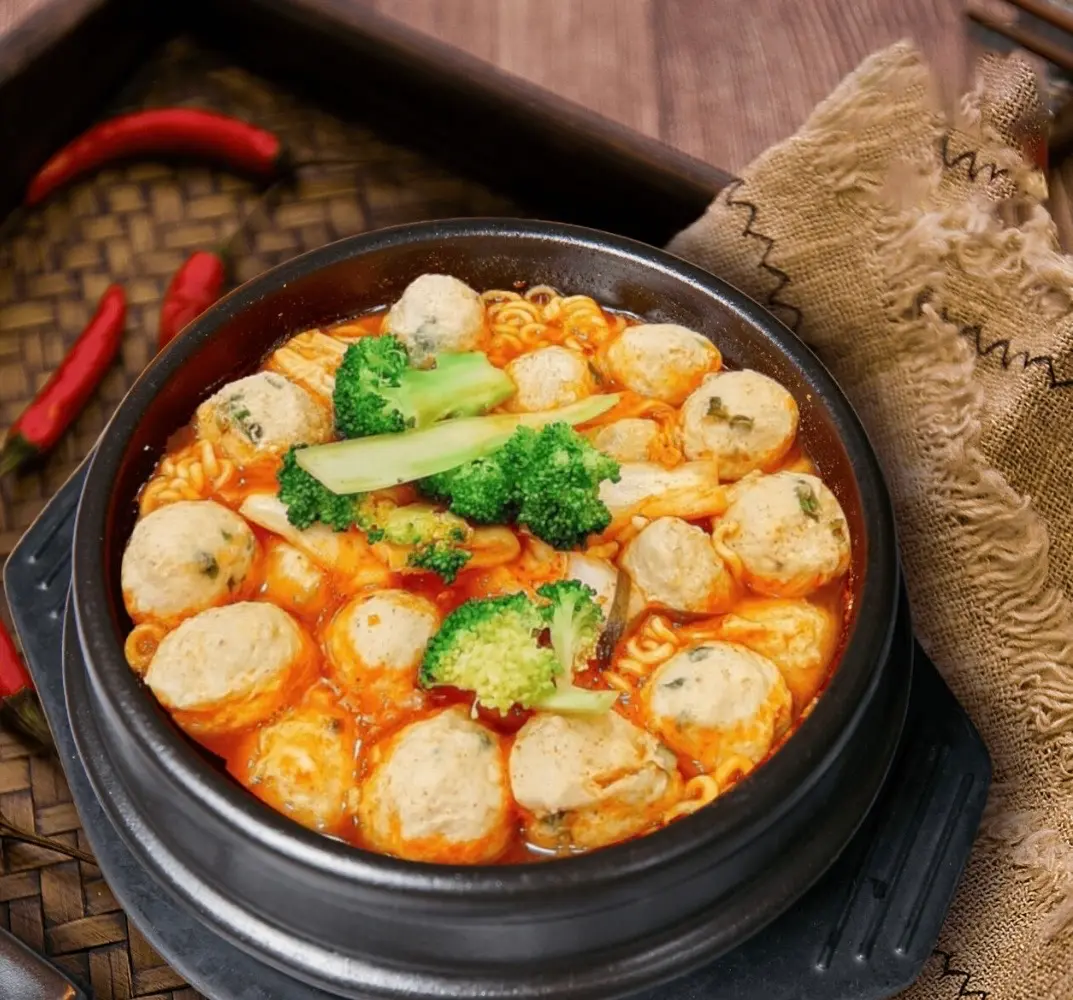 Hình ảnh Mỳ cay cá viên+TẶNG TRÀ TẮC