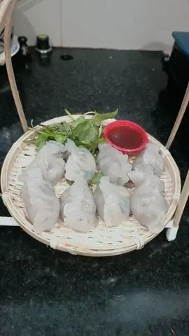 Hình ảnh Há Cảo Hẹ 3 viên to 