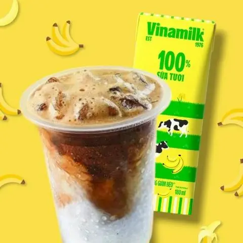 Hình ảnh Phê sữa chuối