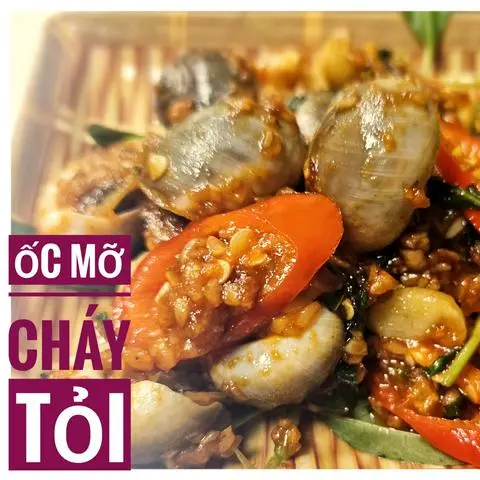 Hình ảnh Ốc mỡ cháy tỏi