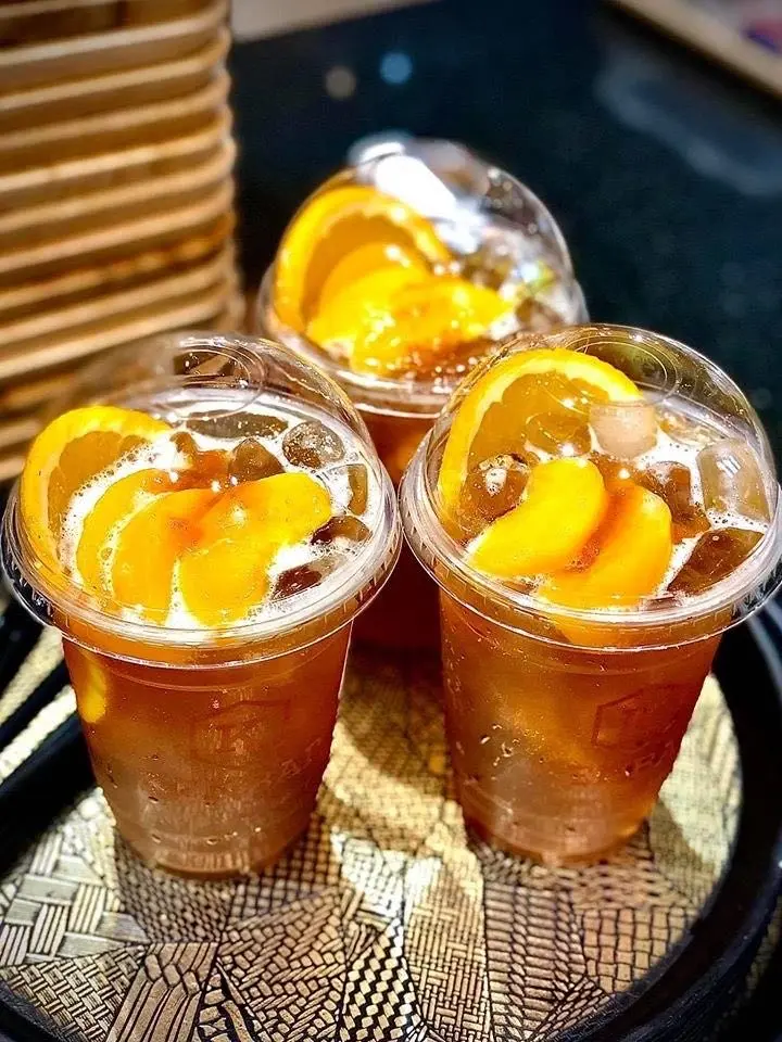 Hình ảnh Trà đào (có miếng đào)