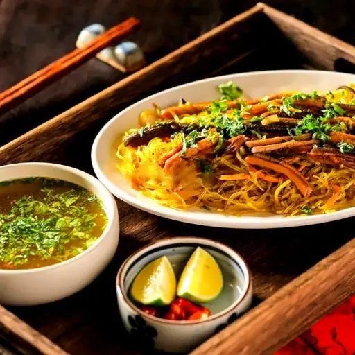 Hình ảnh Miến xào lươn xứ Nghệ ( vừa )