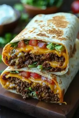 Hình ảnh Tacos thịt bò xay size lớn