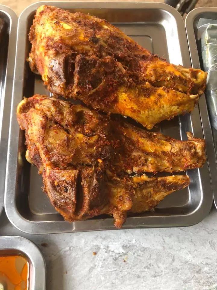 Hình ảnh má heo nướng 