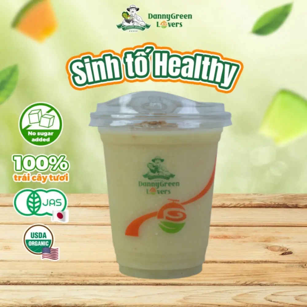 Hình ảnh Sinh Tố Dưa Lưới Hữu Cơ Yến Mạch