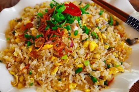 Hình ảnh Cơm chiên sốt dầu hào