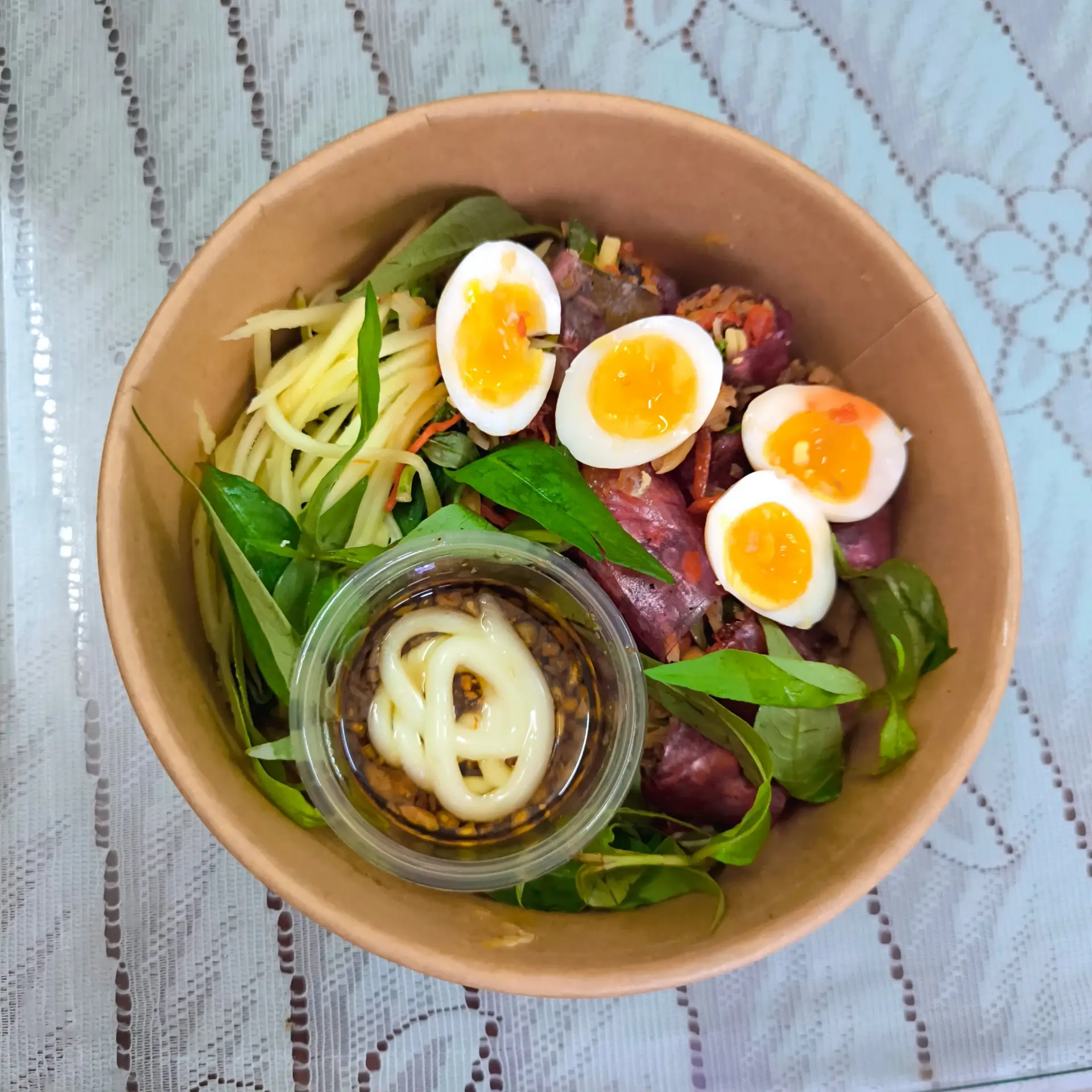 Hình ảnh Combo 2 Bánh Tráng + Thêm 5 trứng cút