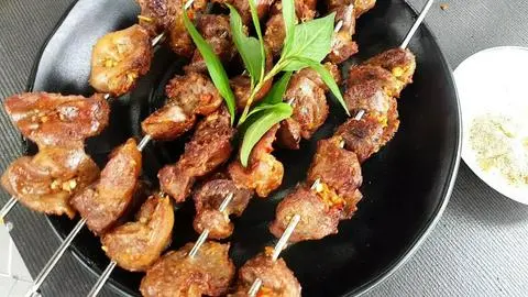 Hình ảnh Mề gà nướng