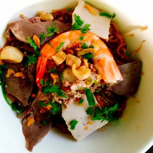 Hình ảnh Mì Vàng Nam Vang Khô