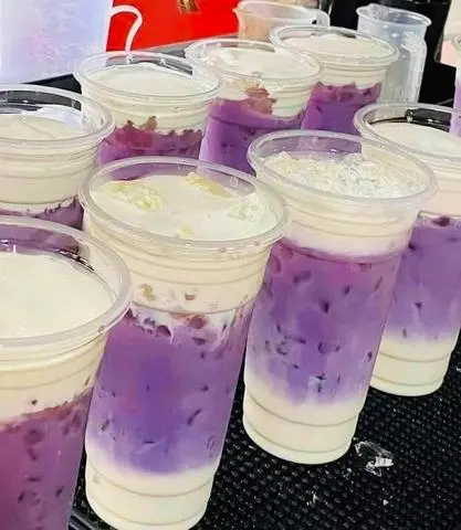 Hình ảnh Khoai môn latte kem