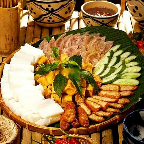 Hình ảnh Combo bún đậu tá lả 4 người